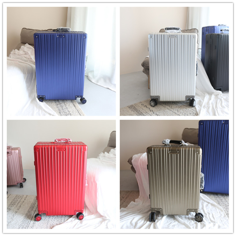Cattle goods foreign trade export Japan all aluminum magnesium alloy pull box muted universal wheel boarding luggage suitcase men and women