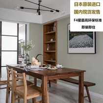 Japan imported simple Nordic solid color wallpaper light luxury powder living room bedroom childrens room villa model room wallpaper