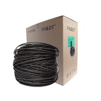 Large Tang Telecom Outdoor Double Jacket Network Cable Outdoor Waterproof Net Wire Sun Protection Water Resistant National Standard Pure Oxygen-free Copper Black