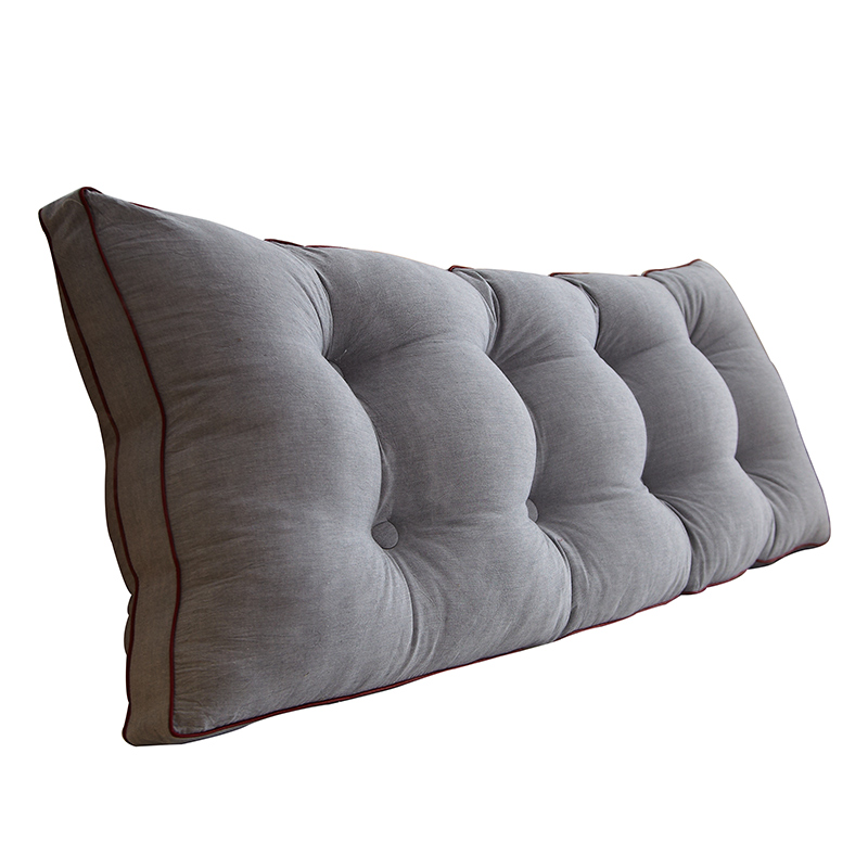 Washable Cotton Headrest Cushion Large Backrest Soft Bag