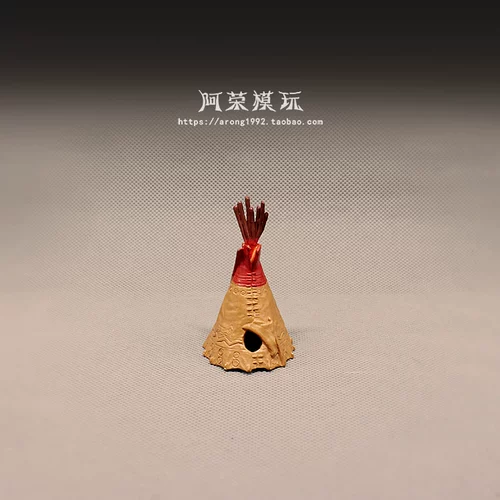 Маленькие минифигурки, маленькая палатка, фигурка