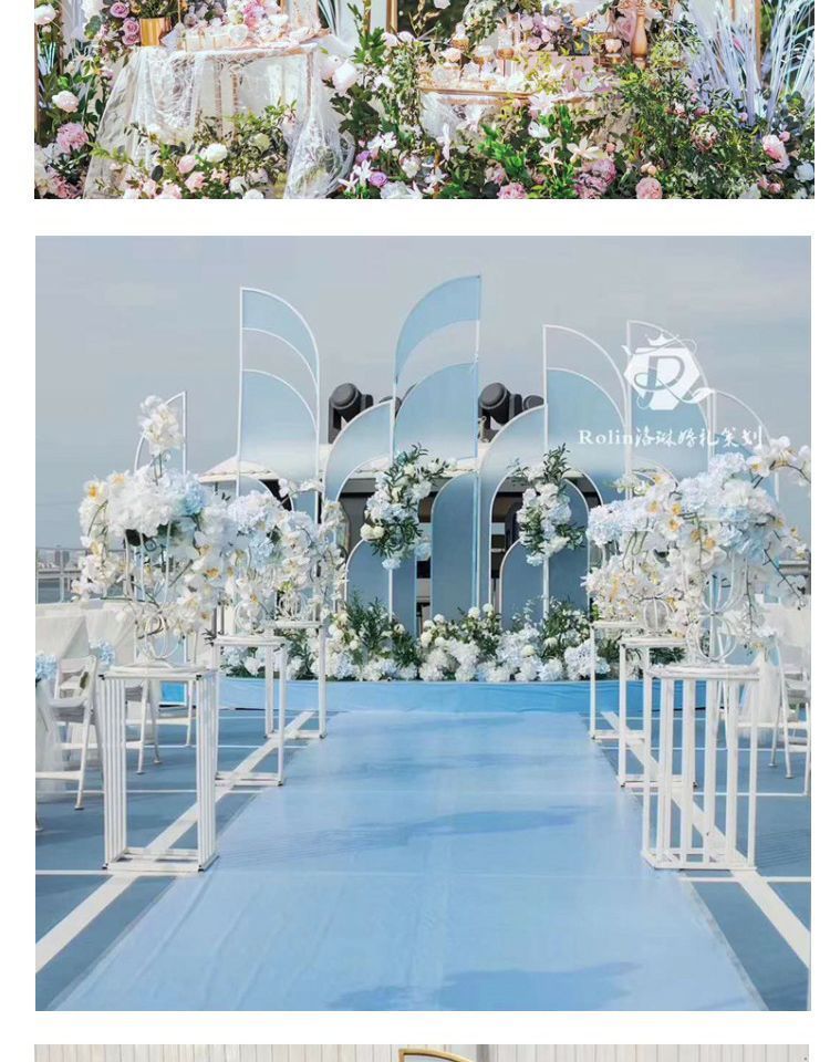 Đạo cụ đám cưới mới màn hình nền boho bố trí đám cưới trang trí sân khấu sắt rèn trang trí đường dẫn - Trang trí nội thất decor phòng ngủ