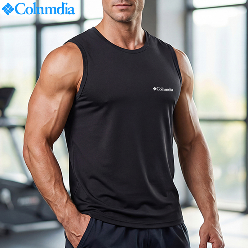 Men's Summer Running Vest Sports Fitness Sleeveless Breathable Short-Sleeve T-Shirt Undershirt Large Size Sweatshirt