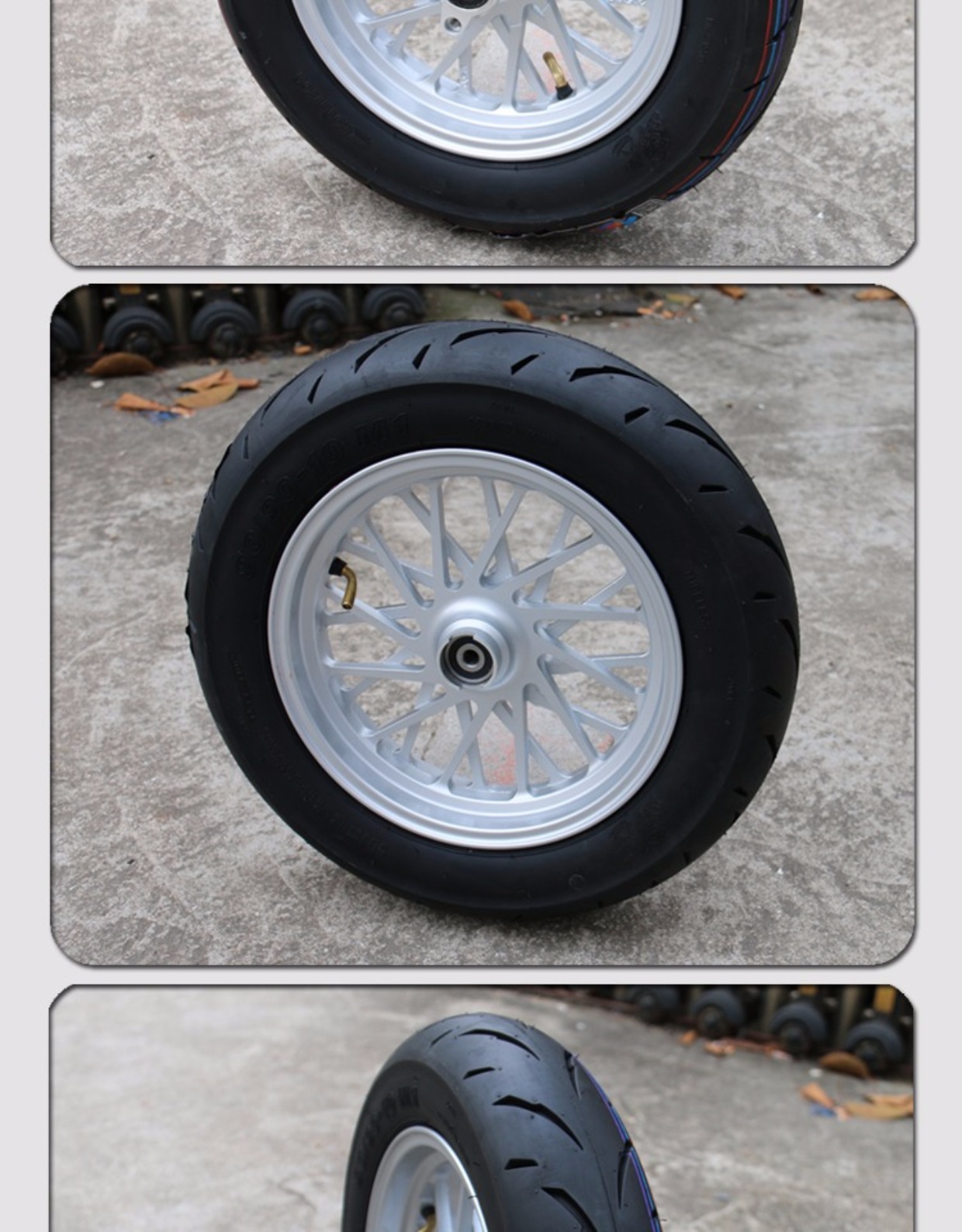 Lốp xe chống nóng FM nóng chảy 90-10 / 350-10 / 100-90-10 Lốp xe tay ga FIS WISP gy6 - Lốp xe máy lốp xe máy lead