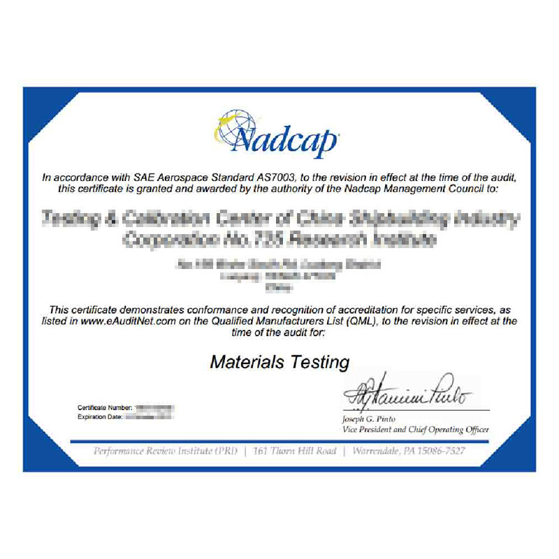 Material Testing Nadcap AC7101