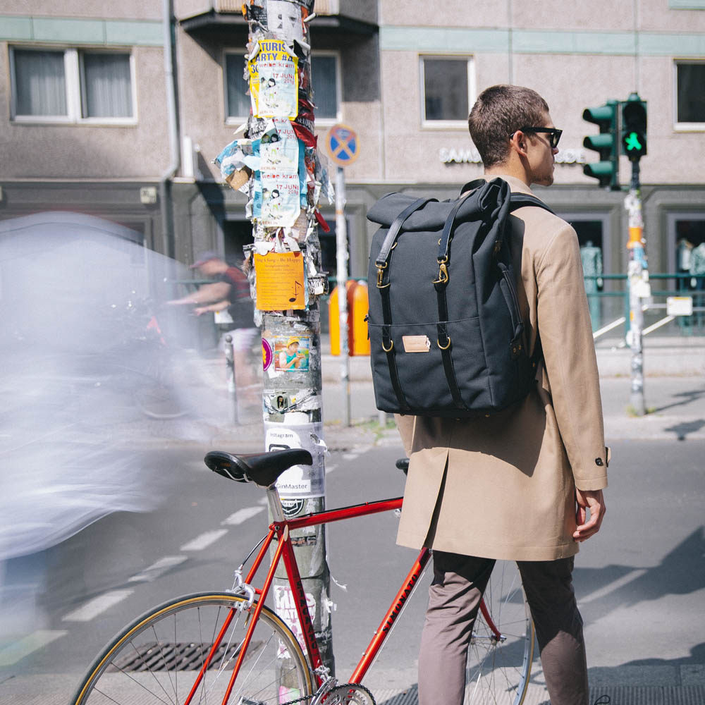 Property Of Berlin Series - Spot Dutch Leather Canvas Travel Multifunctional Backpack Karl