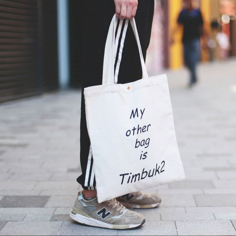 my other bag is Timbuk2 canvas bag with the same spoof canvas bag Mori shopping bag