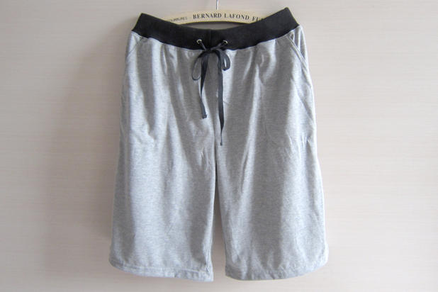 Bộ đồ ngủ Bộ đồ ngủ nam Cotton Quần short màu rắn Quần năm Quần thường Quần nhà rộng Quần bảo vệ Quần lớn quần tây nam