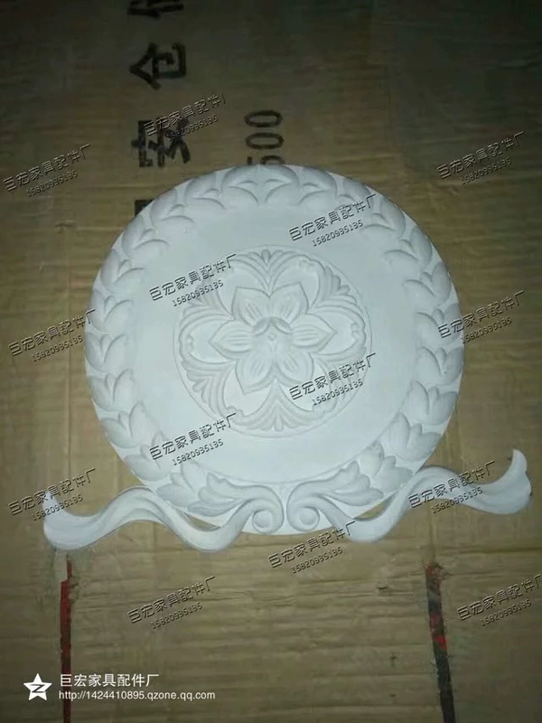 1606 đồ nội thất Châu Âu phụ kiện nhựa đồ nội thất nhựa hoa cửa trượt phụ kiện nhựa điêu khắc cửa trượt đồ trang trí treo tường phòng khách