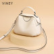 Viney Handbag 2026 New Genuine Leather Women's Bag Summer Crossbody Bag Large Capacity First Layer Cowhide Mother Bag