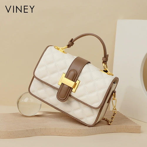 Viney Сумка через плечо, подарок на день рождения, изысканный стиль, из натуральной кожи