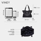 Viney Tote Bag 2026 New Genuine Leather Women's Bag Summer Large Capacity Versatile Commuter Bag Handbag Shoulder Bag