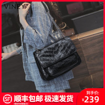 Viney Leather Bag Women's Bag New 2022 Fashion 2021 Crossbody Bag Large Capacity Summer Small Chain Shoulder Bag