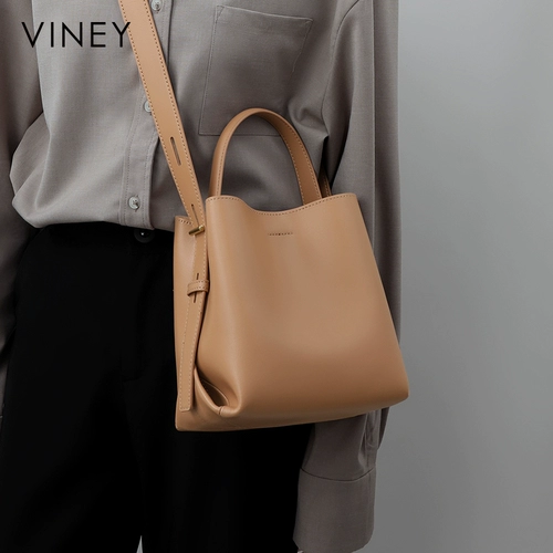 Viney Вместительная и большая сумка через плечо на одно плечо, из натуральной кожи