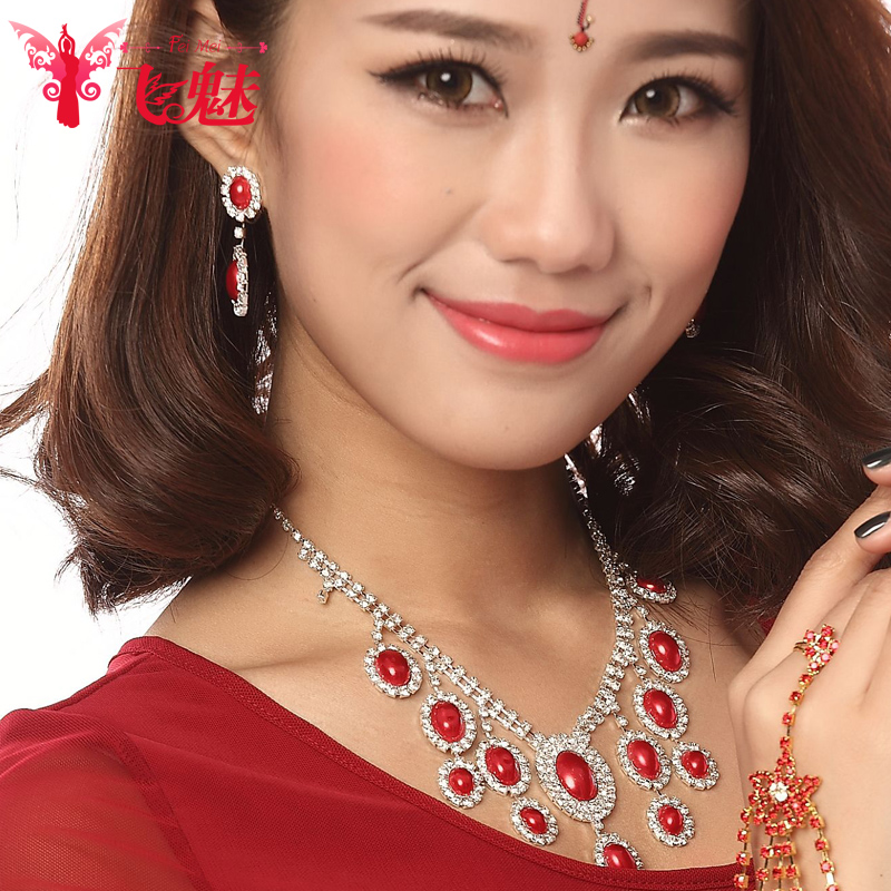 Flying Phantom belly dance Dance Ornament Necklace Indian Dance Stage Performance Necklace Accessories Brow necklace with necklace