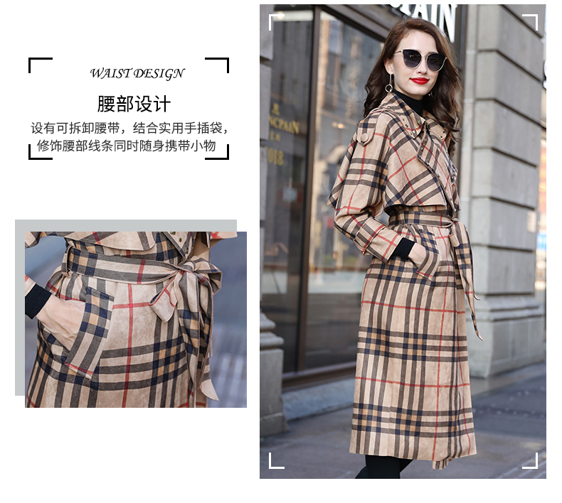Trench pour femme THREEWAI en Coton en Coton - Ref 3227756 Image 12