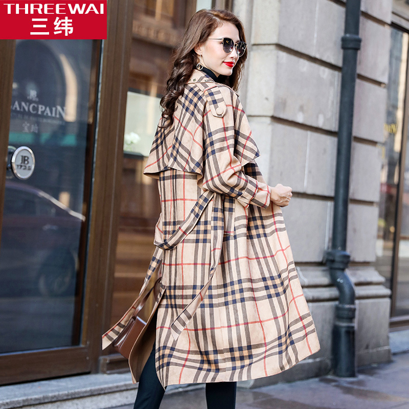Trench pour femme THREEWAI en Coton en Coton - Ref 3227756 Image 1