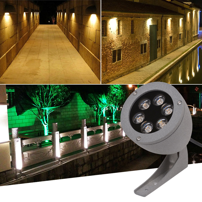 Spot light outdoor waterproof exterior wall pillar lighting landscape light flood light adjustable angle outdoor wall light wall washer light