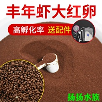 New goods can be hatched in the new year shrimp eggs fine artemisia eggs hatching rate of 95% high-quality big red eggs fry open feed