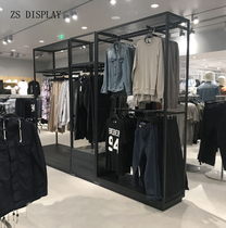 Sports Clothing Show Shelf Sports Clothes Multifunction Outdoor Items Exhibition Cabinet Metal Shop Furnishing Design Customised