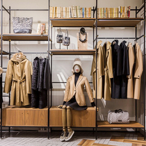 Lady Clothing Landing Show Shelf Iron Art Display Rack Clothes Rack Leaning Against Wall Shelf Multi Style Combinations Customised