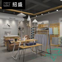 Clothing Landing Style Clothes Show Shelf Brief water table High and low table Multi-functional Multi-Portfolio Custom Design