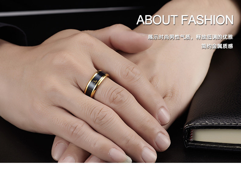 Bague homme en Acier au titane - Ref 3087017 Image 13