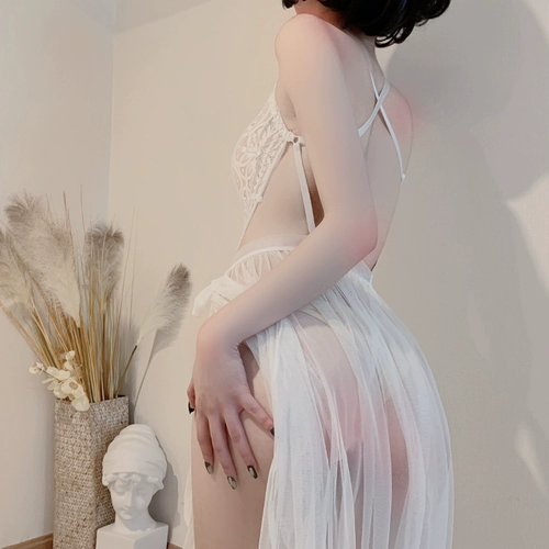 Пижама, сексуальная длинная юбка, тонкое нижнее белье, эффект подтяжки