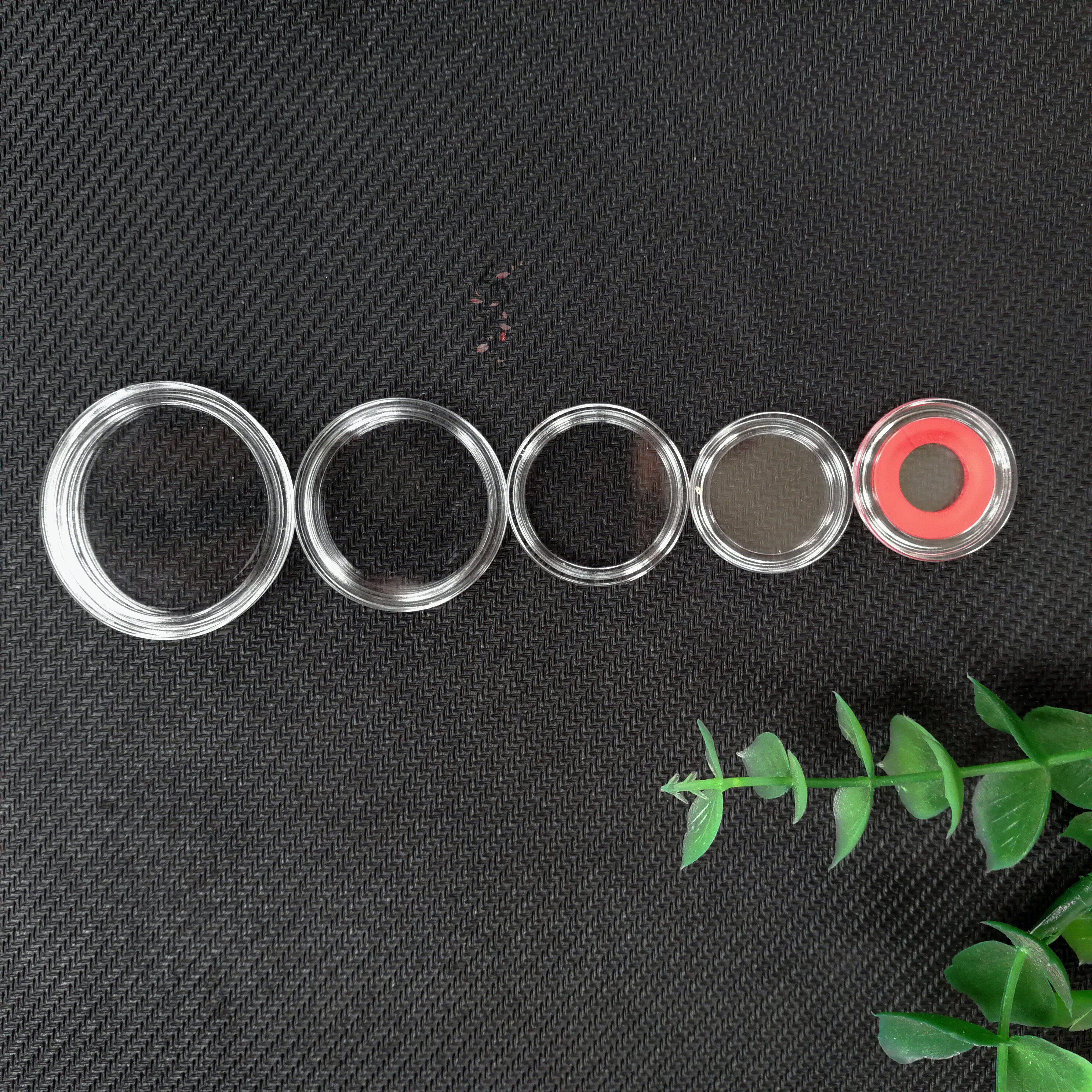 Panda Gold Collection Box 5 gold - suit kit 1 gram 3g 8 gram 15g 30 gram acrylic protection box