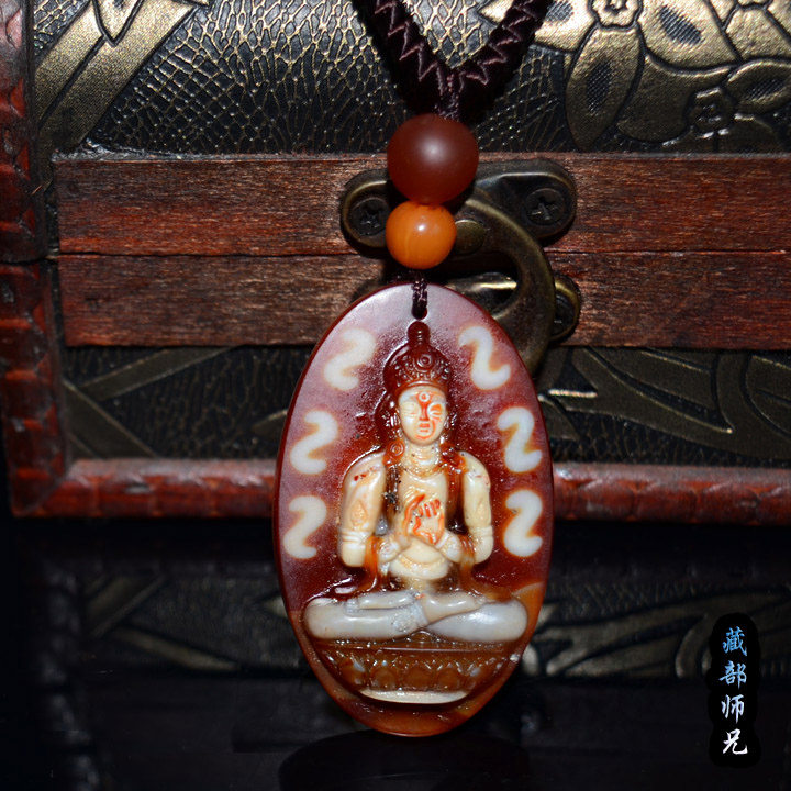 Red jade cord Tibet thousand hand - watched bodhisattva sweater chain