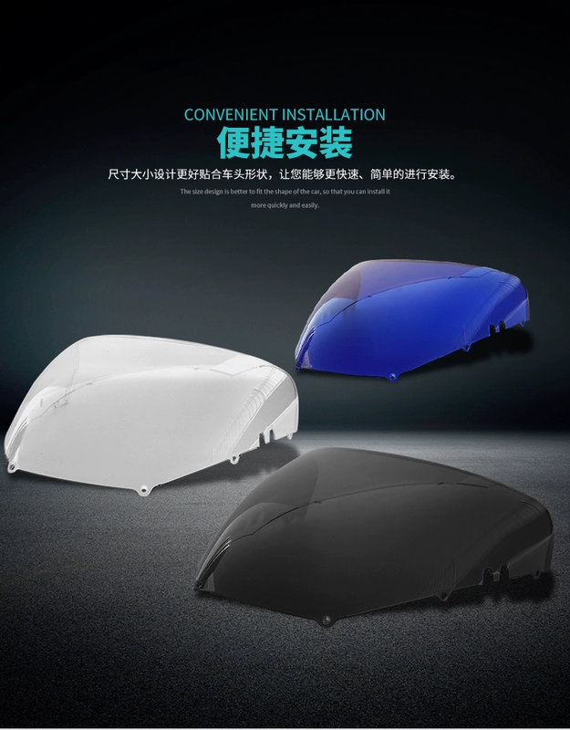 Phụ kiện xe máy Honda NC400 30 RVF VFR400 Kính chắn gió phía trước Kính chắn gió Diversion Hood