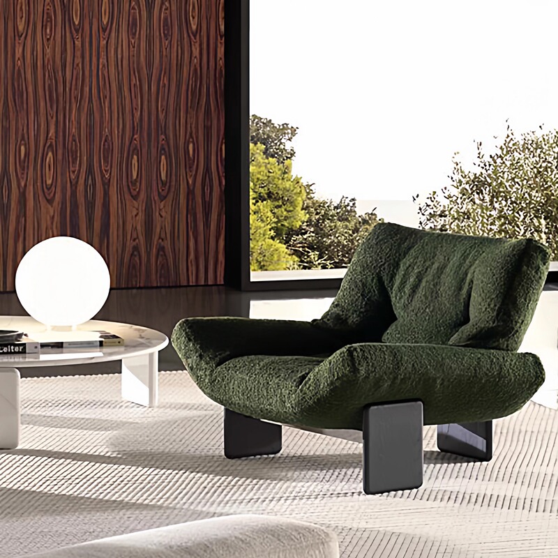 Emmi Sofa Chair Designer Italian Light Luxury High-End Living Room Small Leisure Chair Single Armchair Simple Emmi Sofa Chair Designer Italian Light Luxury High-End Living Room Small Leisure Chair Single Armchair Simple