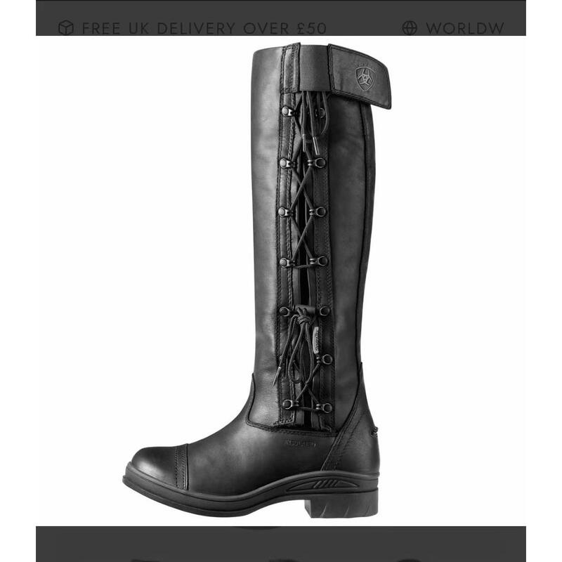 Cross-Border American Ariat Women's Padded Long Riding Boots Equestrian Boots Leather English-Style Show Jumping Boots Leg Protection