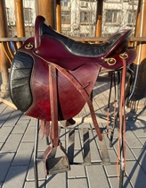 American super brand Tucker17 big size endurance saddle outdoor riding wild riding cowboy western saddle