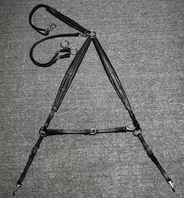 PVC endurance chest belt bow leather two-in-one water leash rope saddle accessories Knight equestrian equipment Wo Qi harness