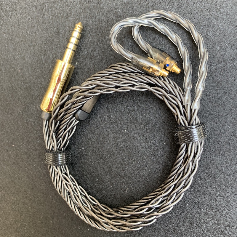 Alo Sun God Super Smoky Litz Original Cable Mmcx Port 8-Core Single Crystal Copper Silver-Plated Solaris