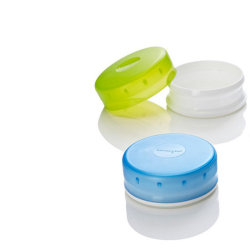One-Handed Opening and Closing Outdoor Soap Box, Travel Portable Soap Box, Simple Round Face-Washing Handmade Soap