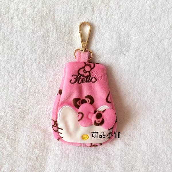 Dễ thương phim hoạt hình mèo kt túi xách tay chìa khóa vòng ví ví sáng tạo túi lưu trữ đa chức năng túi đựng chìa khóa