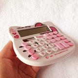 Симпатичный калькулятор головы кошки k, t cat solar computer curtoon cartoon pink calculator trumpet