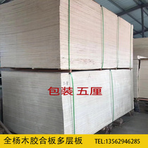 5-15 plywood packaging board multi-layer board packaging box board packing poplar multi-layer profile plate bleaching
