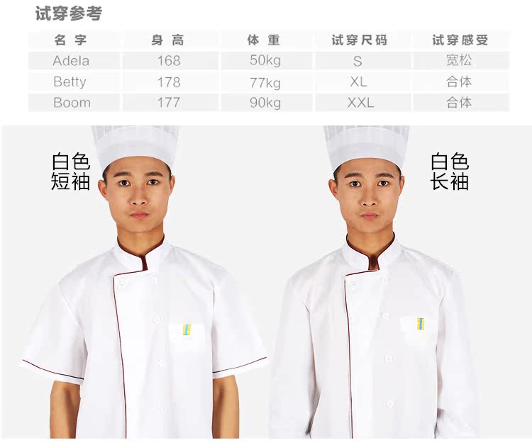 Uniforme de cuisinier en coton - Ref 1907957 Image 15