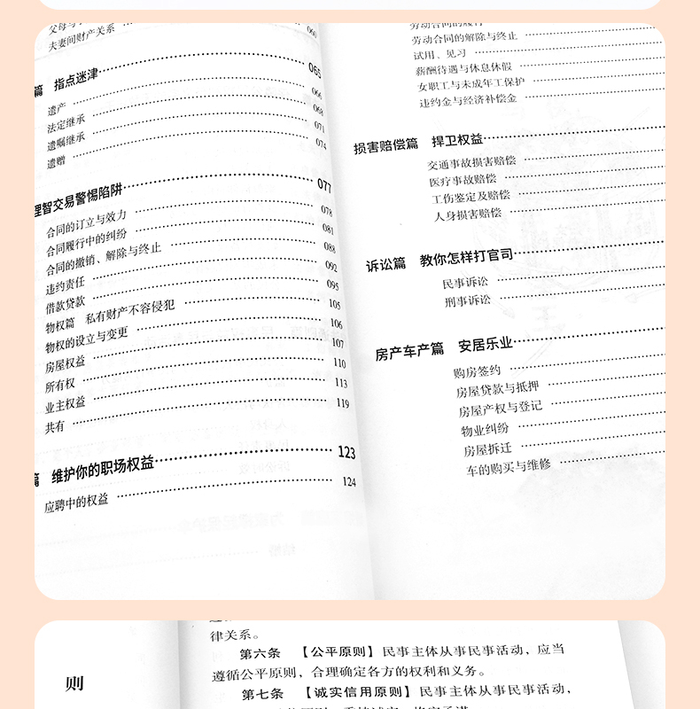 中华人民共和国民法典+法律常识 两本装 图10