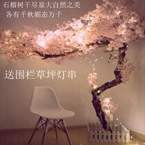 Simulation tree Large simulation cherry blossom tree peach blossom tree Wedding decoration fake tree wishing tree simulation plum blossom pear blossom tree