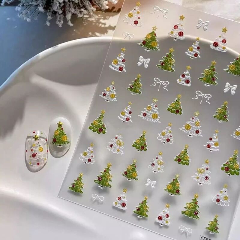 Graffiti Christmas Tree Macaron Embossed 3D Stickers ins Beautiful Phone and Tablet Decoration Camera Stickers DIY Nail Art Graffiti Christmas Tree Macaron Embossed 3D Stickers ins Beautiful Phone and Tablet Decoration Camera Stickers DIY Nail Art