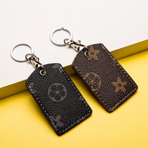 Модный милый индукционный картхолдер, прямоугольный брелок, защитный чехол для карты, маленькая ключница