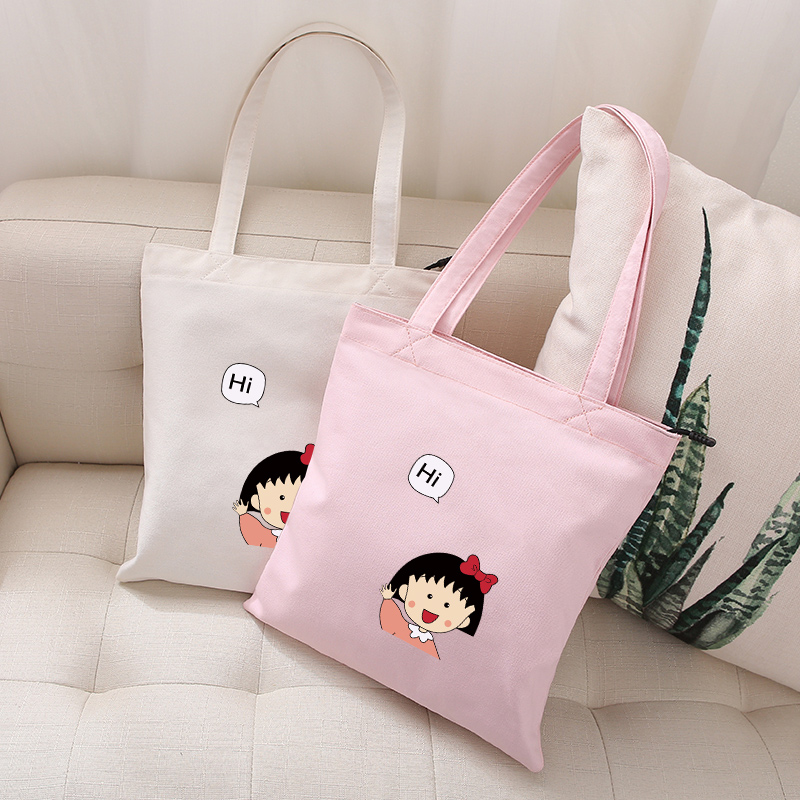 Cherry Pellet MOVING AROUND THE PERIMETER SINGLE SHOULDER BAG CO-SHOULDER SPECIAL LADY BAG SECONDARY META-PULL CHAIN CUTE CANVAS HANDBAG