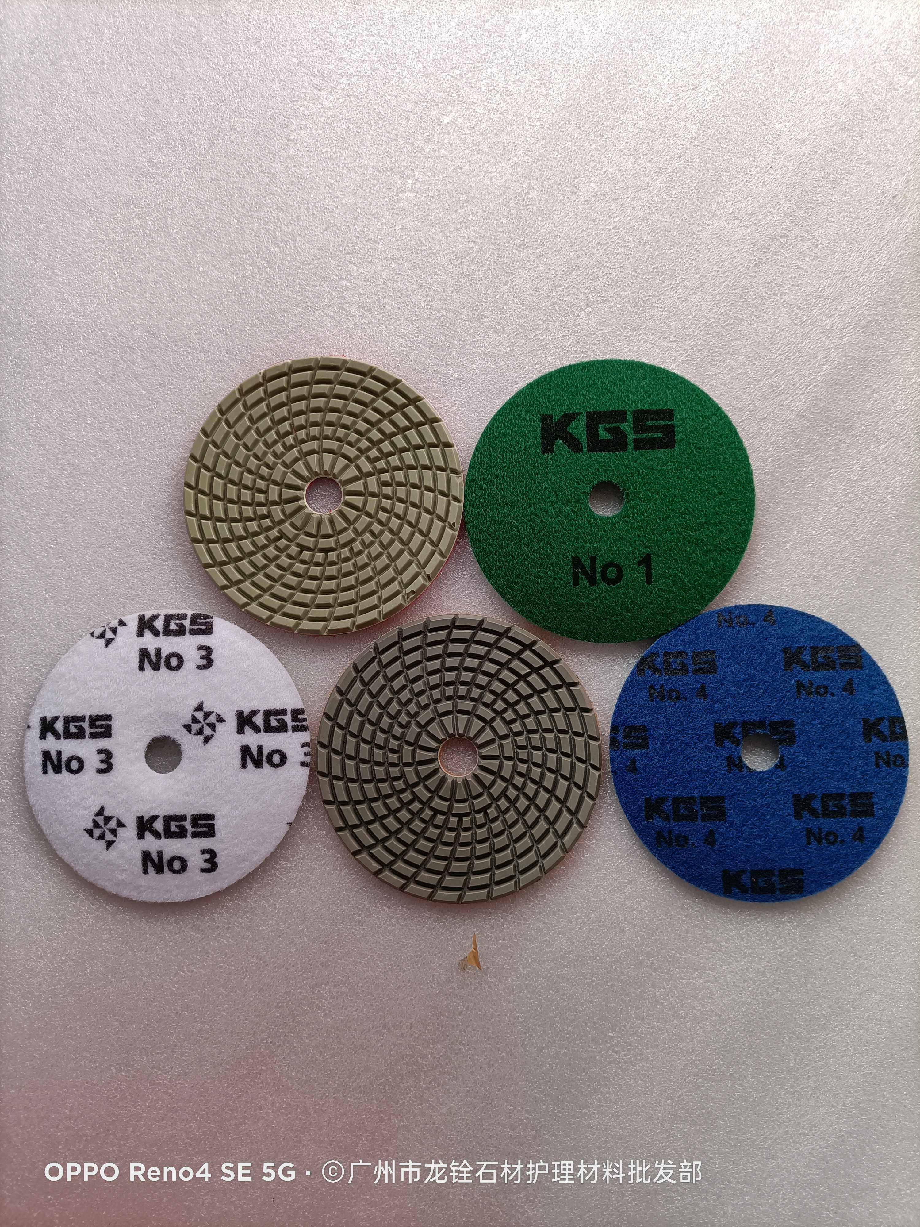 Switzerland imported kgs water grinding sheet environmental protection polishing pad marble granite stone water grinding sheet polishing sheet