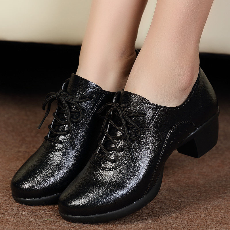 Bull Bulls New Autumn Winter Adults Dancing Shoes Genuine Leather Square Dance Shoes with Jazz Water Dancing Shoes Women Shoes