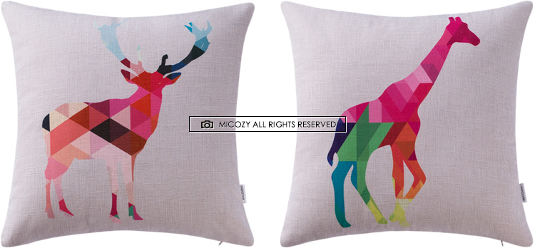 vườn chim của trẻ em ins Bắc Âu gió bông đệm ghế sofa văn phòng gối bìa thắt lưng gối xe trở lại pad - Trở lại đệm / Bolsters gối trang trí sofa