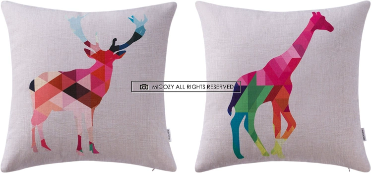 vườn chim của trẻ em ins Bắc Âu gió bông đệm ghế sofa văn phòng gối bìa thắt lưng gối xe trở lại pad - Trở lại đệm / Bolsters
